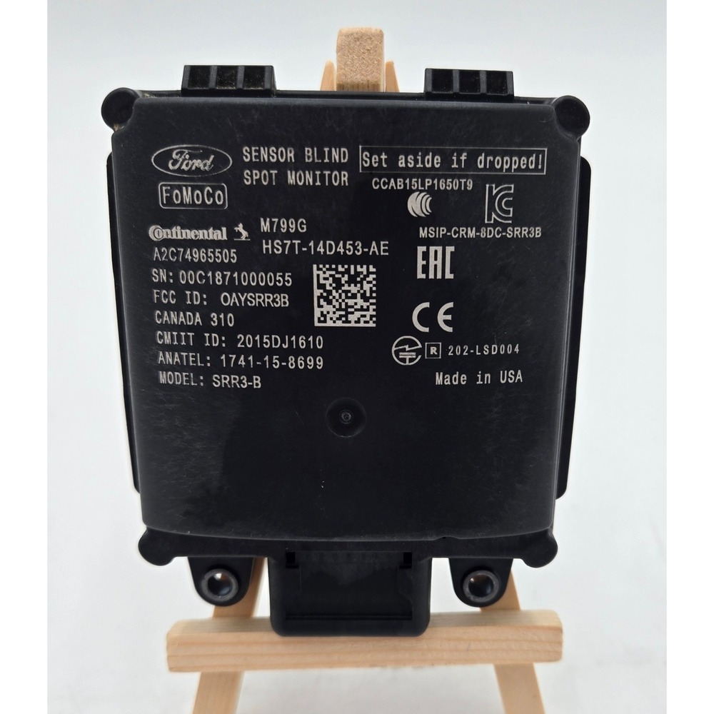 17-20 Ford Fusion Blind Spot Radar Sensor Module OEM HS7T-14D453-AE BSM BLIS